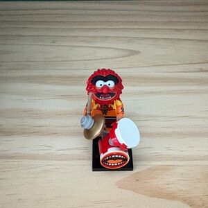 Lego Muppets Animal Drummer MiniFigure - Red and Orange